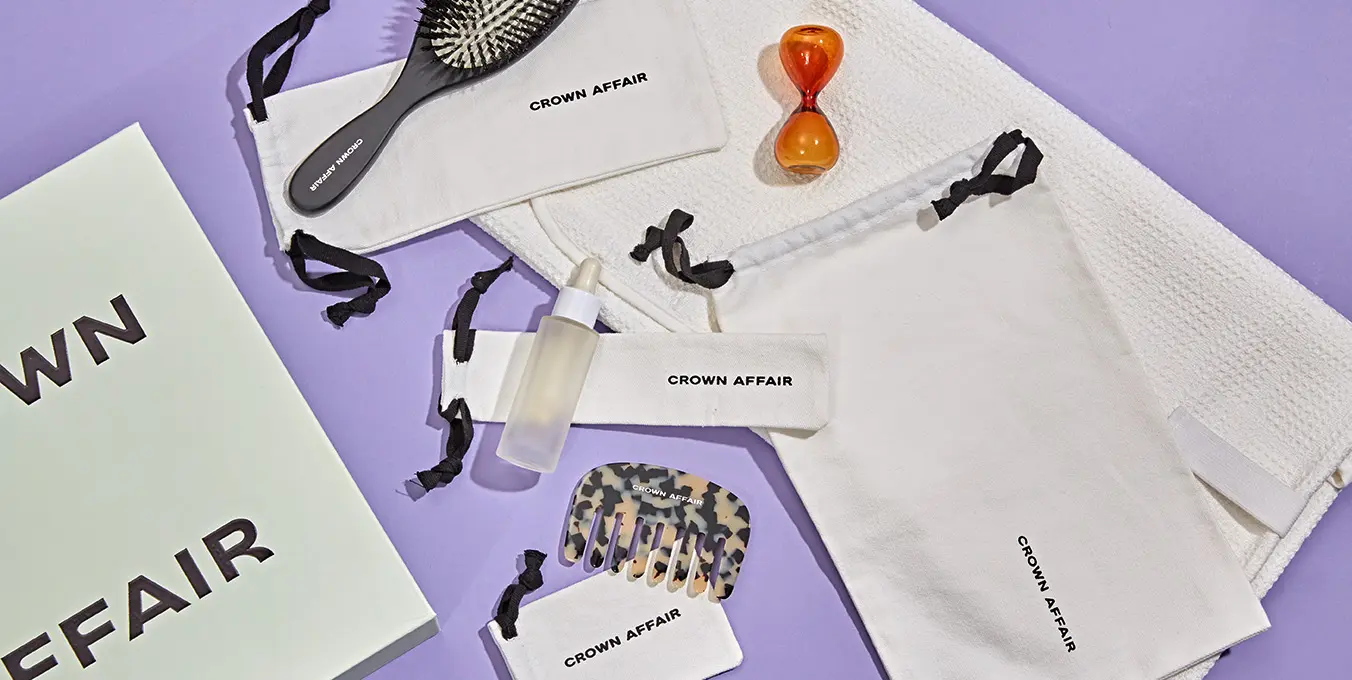 Several sized packages designed for Crown Affair