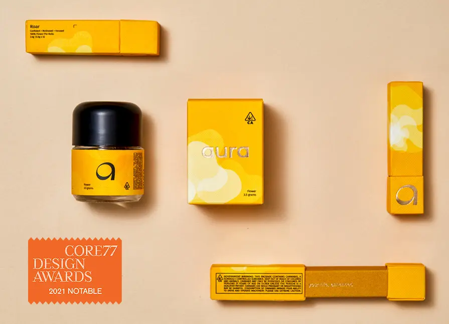 Aura Yellow Package Design