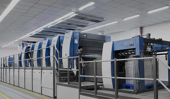 KBA Rapida 145 used by Zenpack for packaging manufacturing