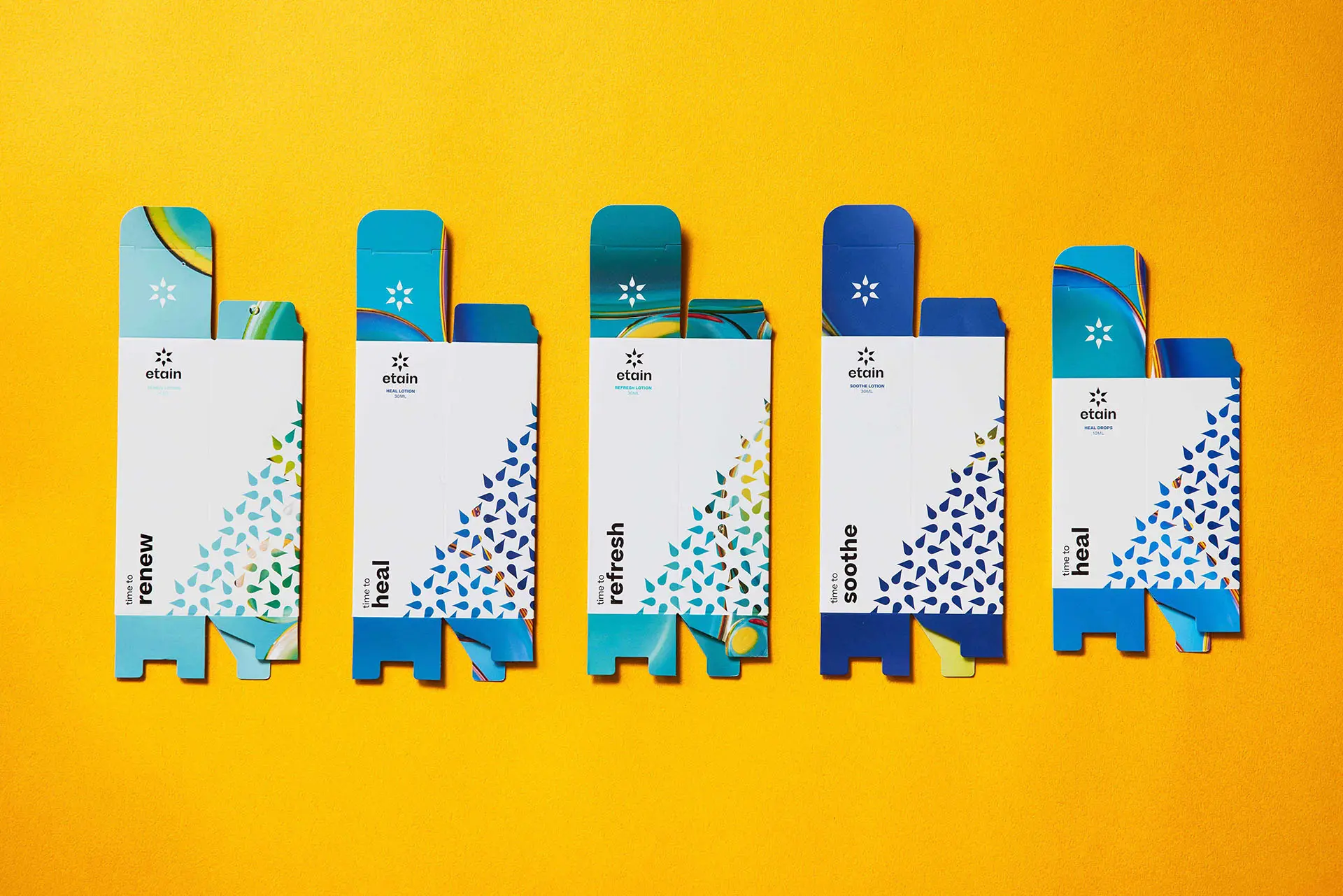 Custom paperboard folding cartons with G7 color-matched printing by Zenpack for retail display.