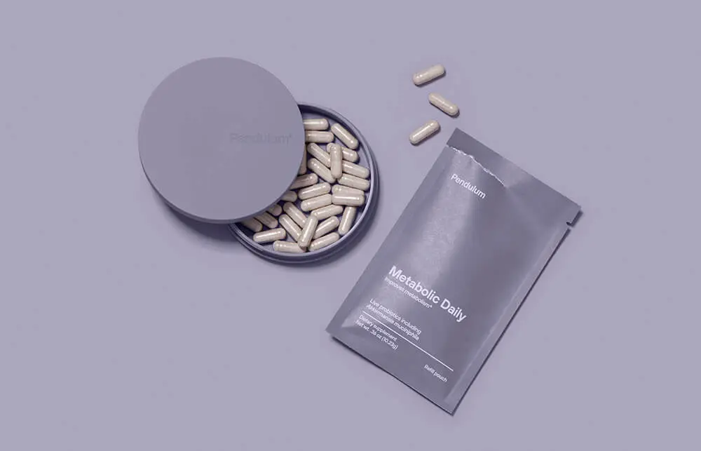 Custom shipper system and stacking packaging insert for Pendulum Health