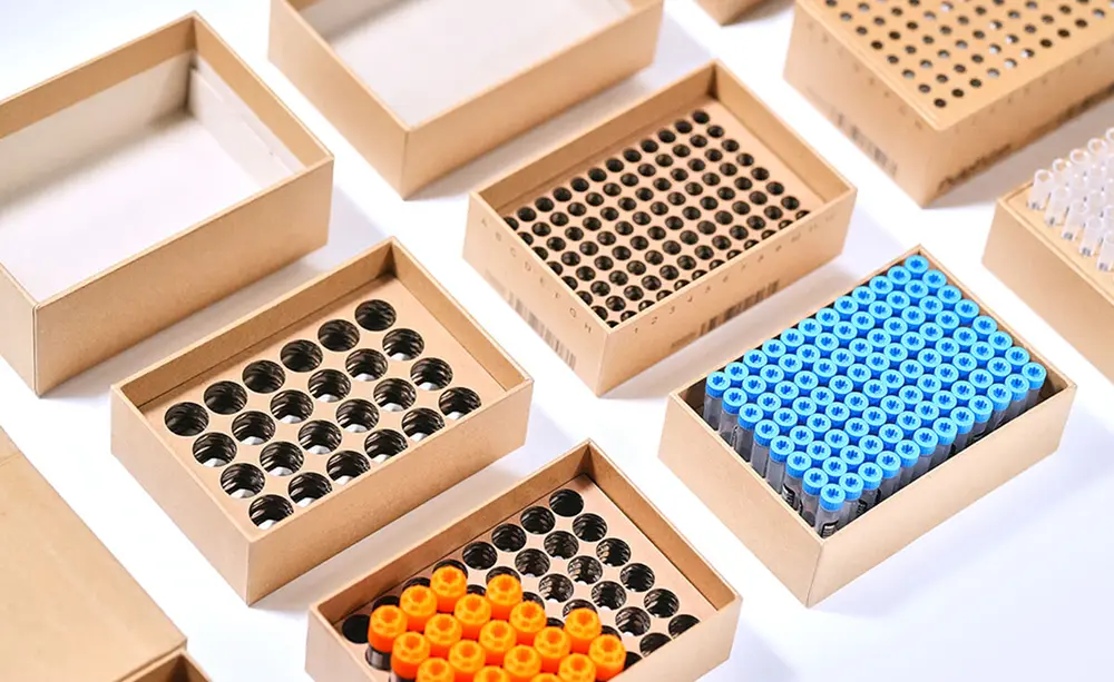 PulpFixin paper-based laboratory products designed to replace plastic