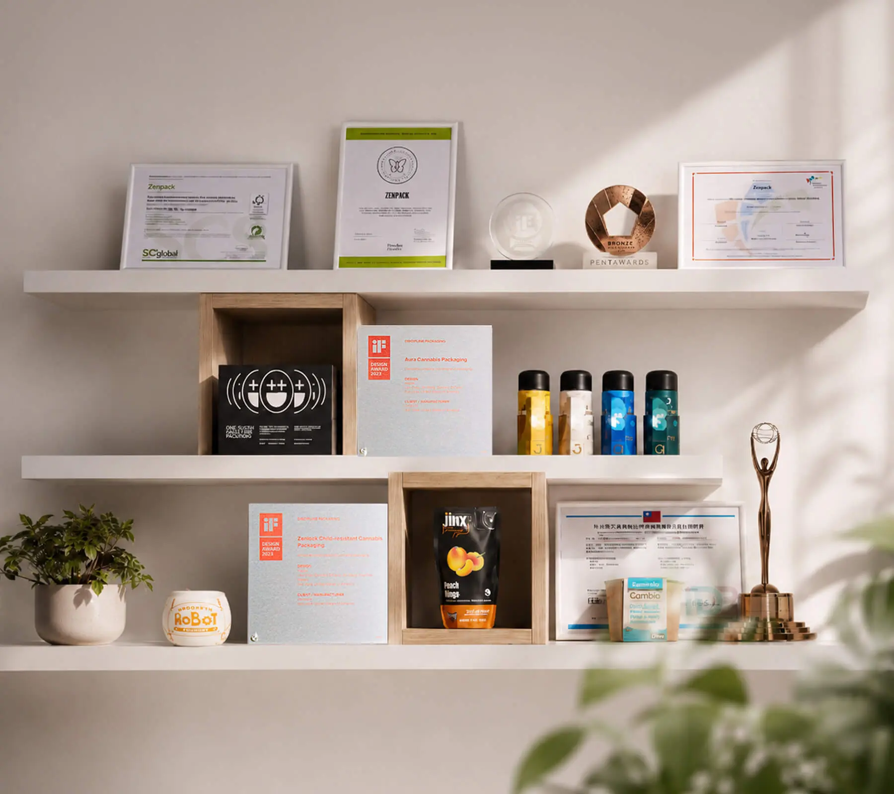 Zenpack packaging design awards and recognition showcase cover