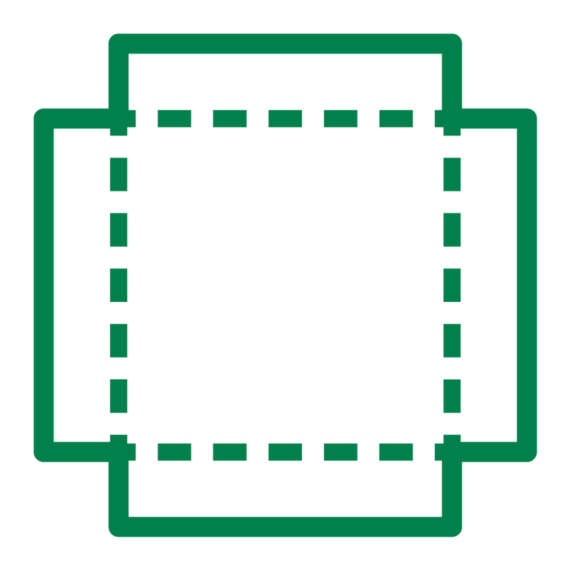 Modular structural design icon