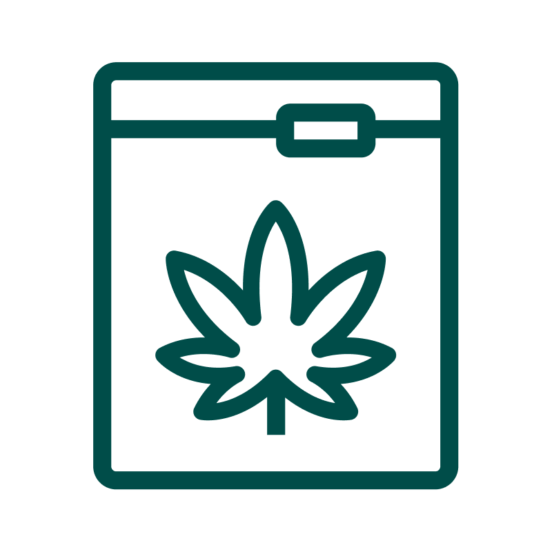 Cannabis Packaging Icon