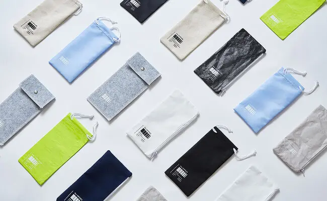 Zenpack sustainable pouch packaging made from various eco-friendly fabrics and minimalist designs.
